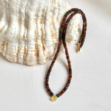 Load image into Gallery viewer, BLACK OPAL NECKLACE - SARA
