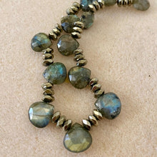 Load image into Gallery viewer, LABRADORITE DROP NECKLACE - DAYONARA
