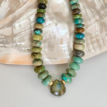 Load image into Gallery viewer, KINGMAN TURQUOISE NECKLACE - FORTUNA
