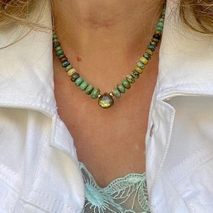 KINGMAN TURQUOISE NECKLACE - FORTUNA