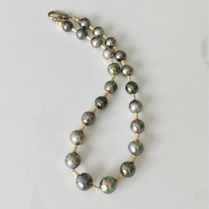 MULTI COLOR PEARLS - PEACOCK