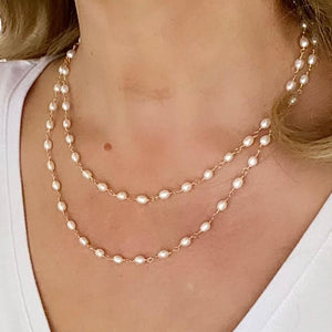 LONG PEARL NECKLACE - PULIA